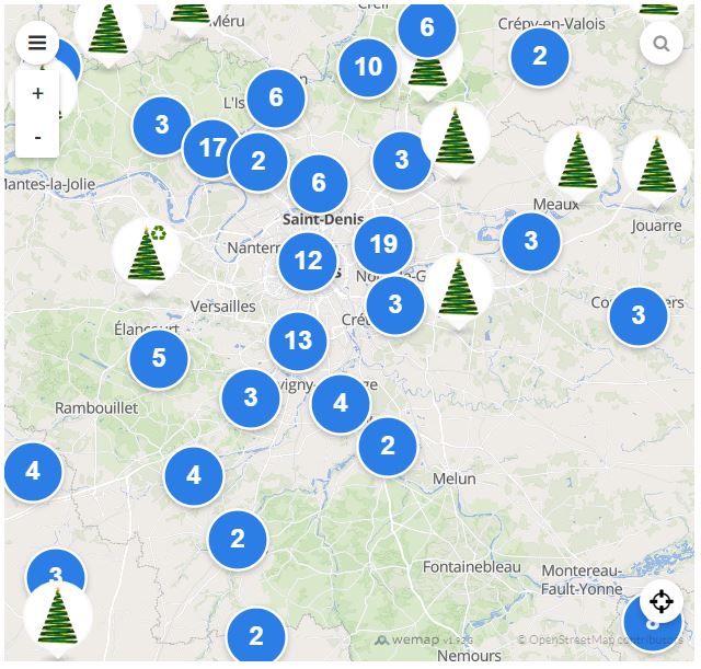 CARTE FRANCE 3 ÎLE-DE-FRANCE "Marchés de Noël 2023 à Paris et en Île-de-France : lieux, dates et horaires des plus beaux marchés près de chez vous